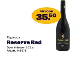 Bidfood Paparuda Reserve Red aanbieding