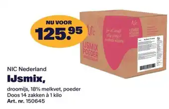 Bidfood NIC Nederland IJsmix aanbieding