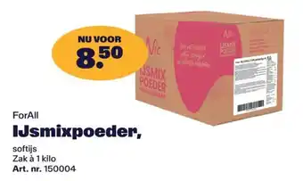 Bidfood ForAll IJsmixpoeder aanbieding