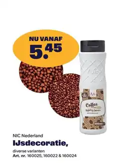 Bidfood NIC Nederland IJsdecoratie aanbieding