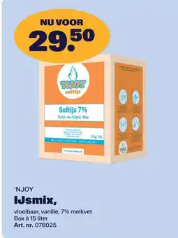 Bidfood 'NJOY IJsmix aanbieding