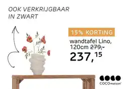 Henders & Hazel Wandtafel Lino aanbieding