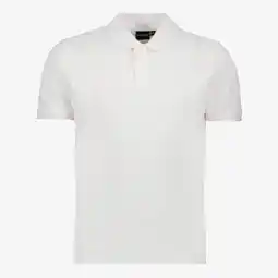 Scapino Unsigned basic heren polo wit aanbieding