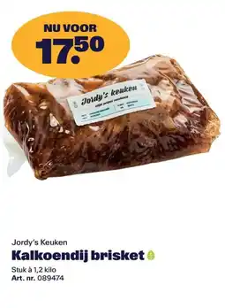 Bidfood Jordy's Keuken Kalkoendij brisket aanbieding