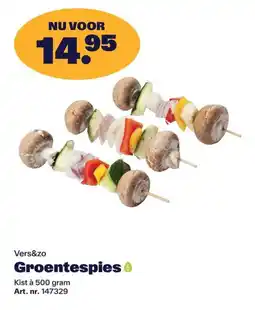 Bidfood Vers&zo Groentespies aanbieding