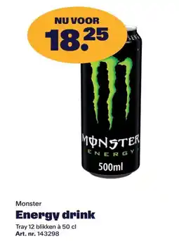 Bidfood Monster Energy drink aanbieding