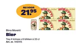 Bidfood Birra Moretti Bier aanbieding