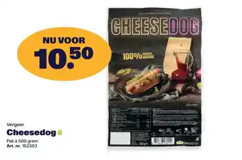 Bidfood Vergeer Cheesedog aanbieding