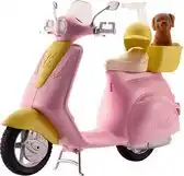 Bol.com Barbie Scooter Met Hondje - Poppen Scooter Roze aanbieding