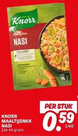 Dekamarkt Knorr maaltijdmix nasi aanbieding