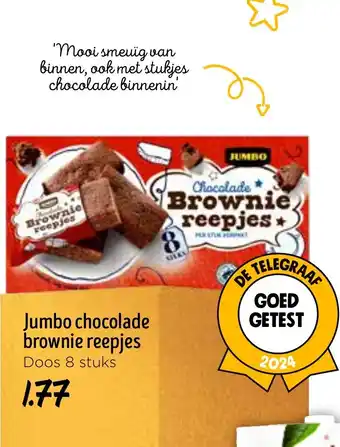 Jumbo Jumbo chocolade brownie reepjes aanbieding