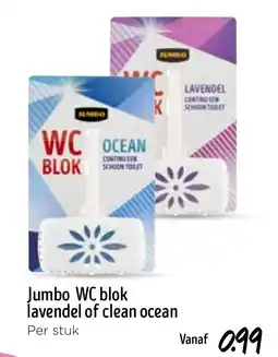 Jumbo Jumbo WC blok lavendel of clean ocean aanbieding