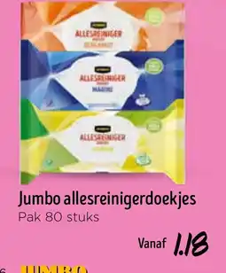 Jumbo Jumbo allesreinigerdoekjes aanbieding