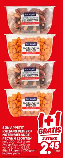 Dekamarkt Bon appetit katjang pedis of notenmelange pecan gezouten aanbieding