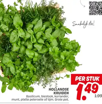 Dekamarkt Hollandse kruiden aanbieding