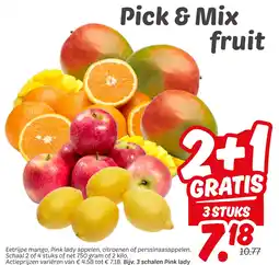 Dekamarkt Pick & Mix fruit aanbieding