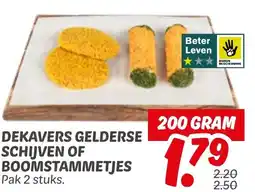 Dekamarkt Dekavers gelderse schijven of boomstammetjes aanbieding