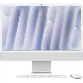 MediaMarkt APPLE iMac 24-inch Zilver (M4) - 8-core CPU - 8-core GPU - 16GB - 256GB All-in-one-pc aanbieding