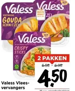 Vomar Voordeelmarkt Valess Vlees- vervangers aanbieding