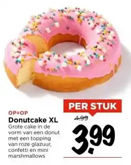 Vomar Voordeelmarkt Donutcake XL aanbieding