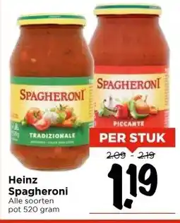 Vomar Voordeelmarkt Heinz Spagheroni aanbieding