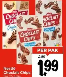 Vomar Voordeelmarkt Nestlé Choclait Chips aanbieding