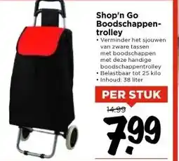 Vomar Voordeelmarkt Shop'n Go Boodschappen- trolley aanbieding