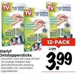 Vomar Voordeelmarkt Starlyf Ontstoppersticks aanbieding