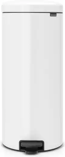 Amazon Brabantia NewIcon Prullenbak, Kunststof Binnenemmer, White, 30 Liter aanbieding