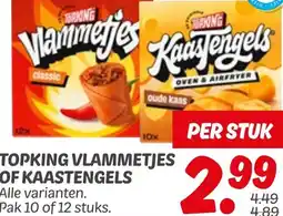 Dekamarkt Topking vlammetjes of kaastengels aanbieding