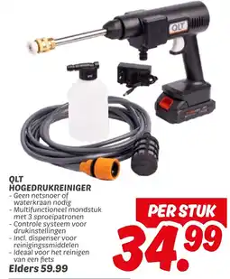 Dekamarkt Qlt hogedrukreiniger aanbieding