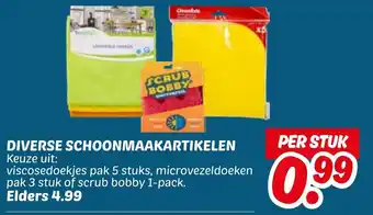 Dekamarkt Diverse schoonmaakartikelen aanbieding