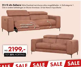 Woonsquare 212+2 zits Sahara aanbieding