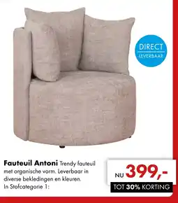 Woonsquare Fauteuil Antoni aanbieding