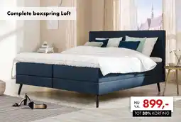 Woonsquare Complete boxspring Loft aanbieding