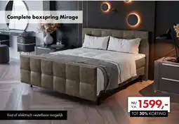 Woonsquare Complete boxspring Mirage aanbieding