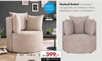 Woonsquare Fauteuil Antoni aanbieding