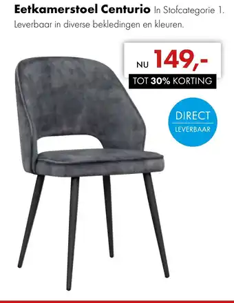 Woonsquare Eetkamerstoel Centurio aanbieding