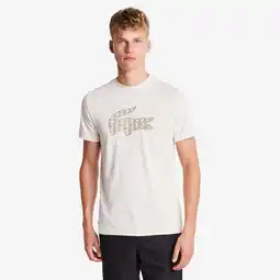 Foot Locker Lacoste Big Croc Logo Heren T-shirts - Wit - Maat: S - Foot Locker aanbieding