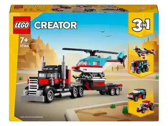 Lidl LEGO Creator Truck met helikopter - 31146 aanbieding