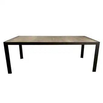 Van Cranenbroek Tafel Taggia 205x100 cm Antraciet Bois le Duc aanbieding