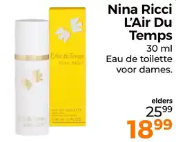 Trekpleister Nina Ricci L'Air Du Temps aanbieding