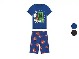 Lidl Korte kinder pyjama Minecraft aanbieding