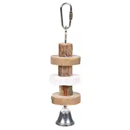 Pets Place Trixie Knabbelhout Met Lavasteen - Vogelspeelgoed - 16 cm aanbieding