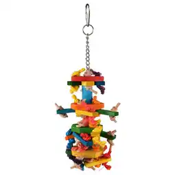 Pets Place Flamingo Vogelspeelgoed Ace Multi - Vogelspeelgoed - 8x8x27 cm Mix aanbieding