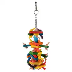 Pets Place Flamingo Vogelspeelgoed Ace Multi - Vogelspeelgoed - 8x8x27 cm Mix aanbieding