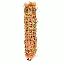 Pets Place Flamingo Vogelspeelgoed Tube Papier Groot - Vogelspeelgoed - 11x9x45 cm Multi-Color aanbieding