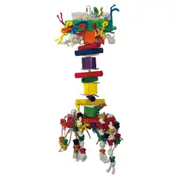 Pets Place Keddoc Vogelspeelgoed Spaceship - Vogelspeelgoed - 70x25x25 cm Multi-Color aanbieding