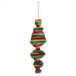 Pets Place Keddoc Vogelspeelgoed Stacker - Vogelspeelgoed - 17.5x5 cm Multi-Color aanbieding