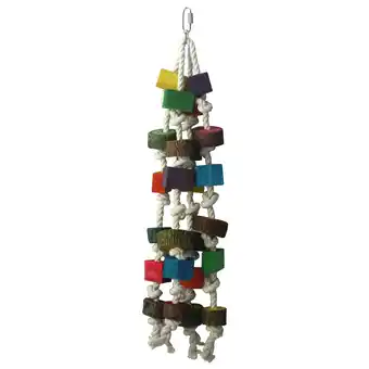 Pets Place Keddoc Vogelspeelgoed Dices - Vogelspeelgoed - 52.5x15x15 cm Multi-Color aanbieding